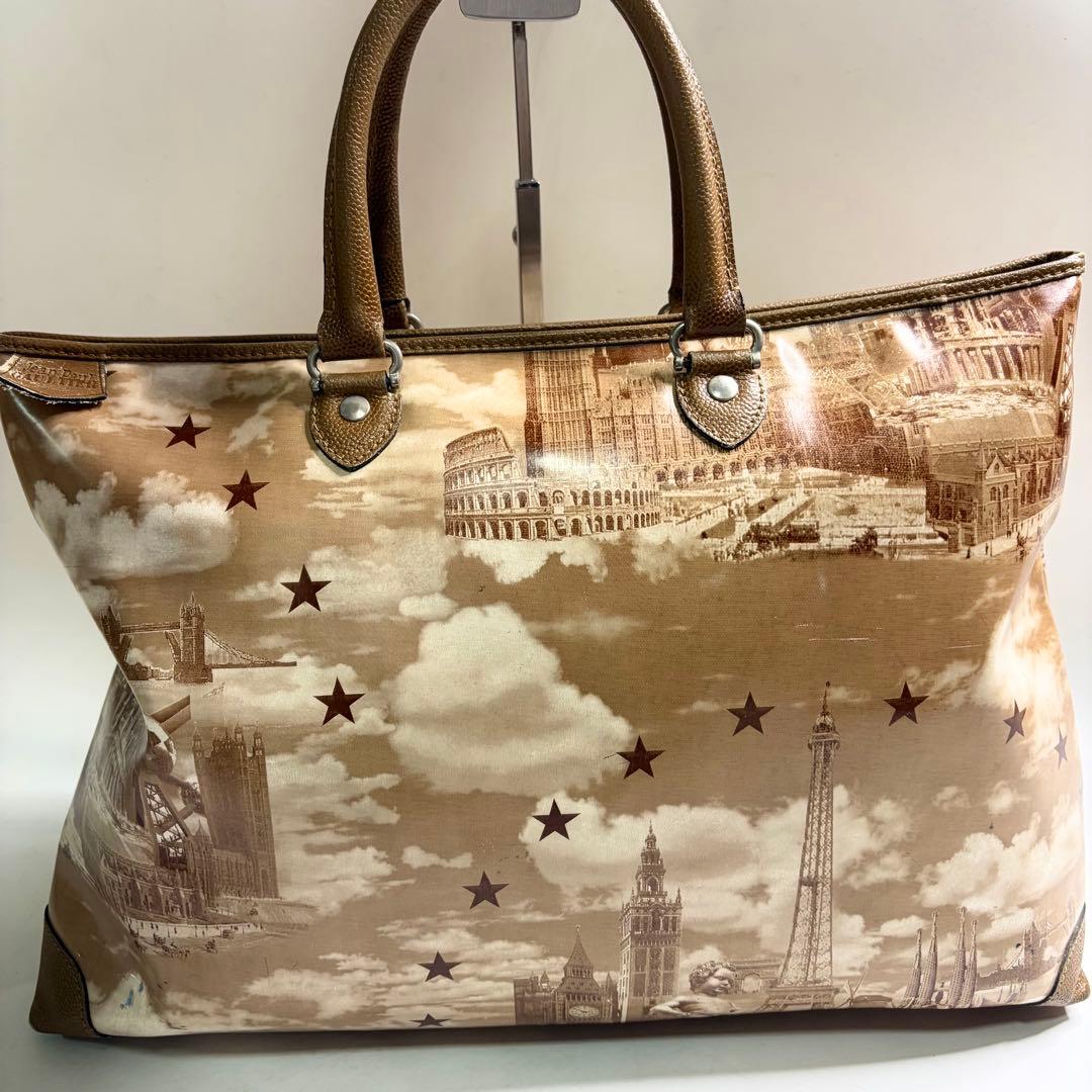 JEAN PAUL GAULTIER ゴルチエ ランドマーク柄 トートバッグ