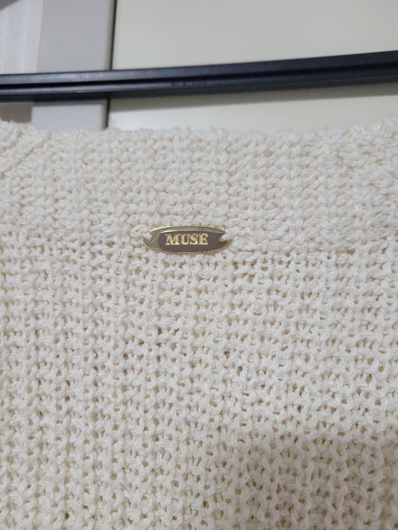 MUSE lily linen アゼプルオーバー ニットシルク