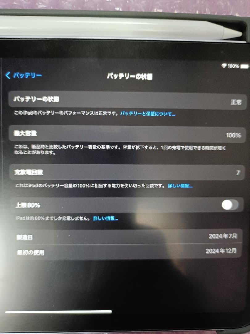 iPad mini第7世代256GB Wi-Fi 国内版　パープル