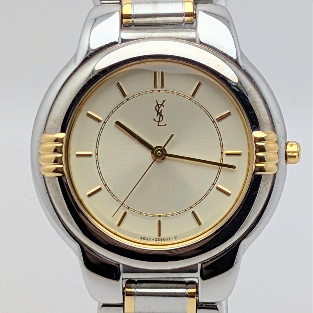 Yves Saint Laurent イブサンローラン レディース腕時計 稼働品