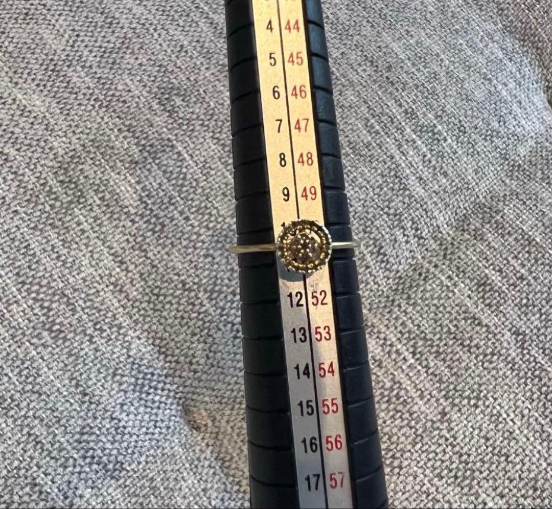 【ARTIDA OUD】 glimmerディスク パヴェダイヤモンド リング