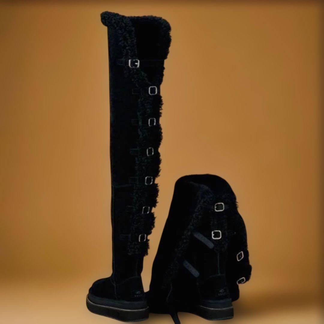 入手困難★sacaiサカイ★UGGアグThigh High Bootブーツ
