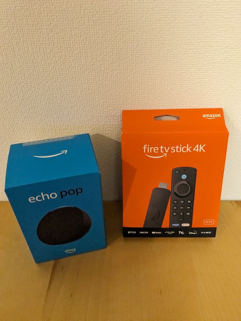 新品未開封 Amazon Echo pop + Fire TV Stickセット