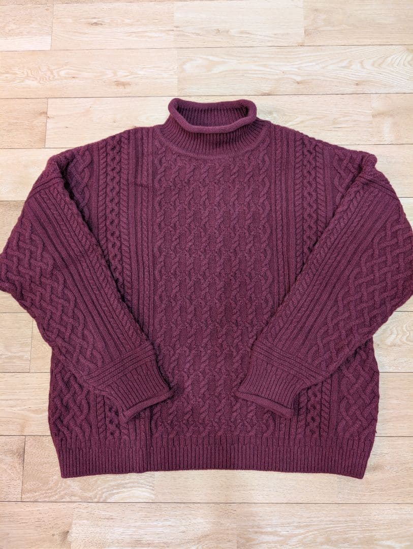 yashiki Banka Curl High Neck Knit新品size2