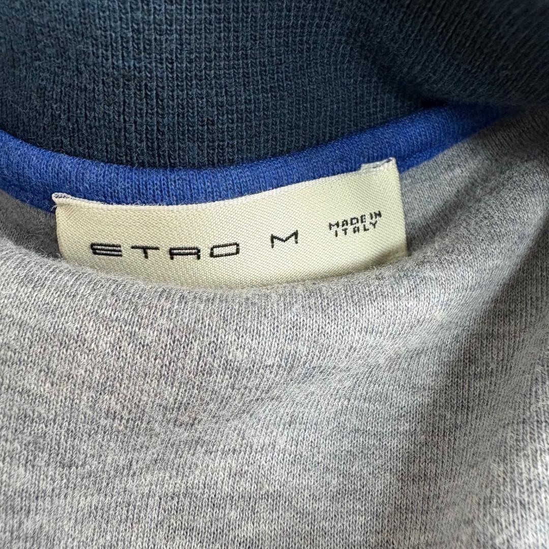 ETRO エトロ ブルゾン ジャケット ペイズリー ドライバーズ 青