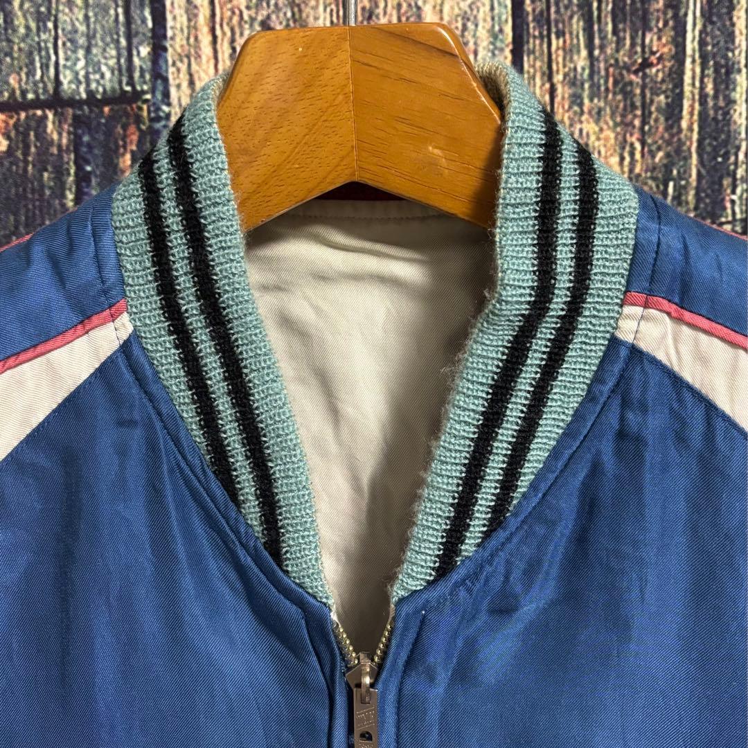 傑作柄‼︎ALASKAテーラー東洋BEAMS別注Lサイズアラスカビームススカジャン