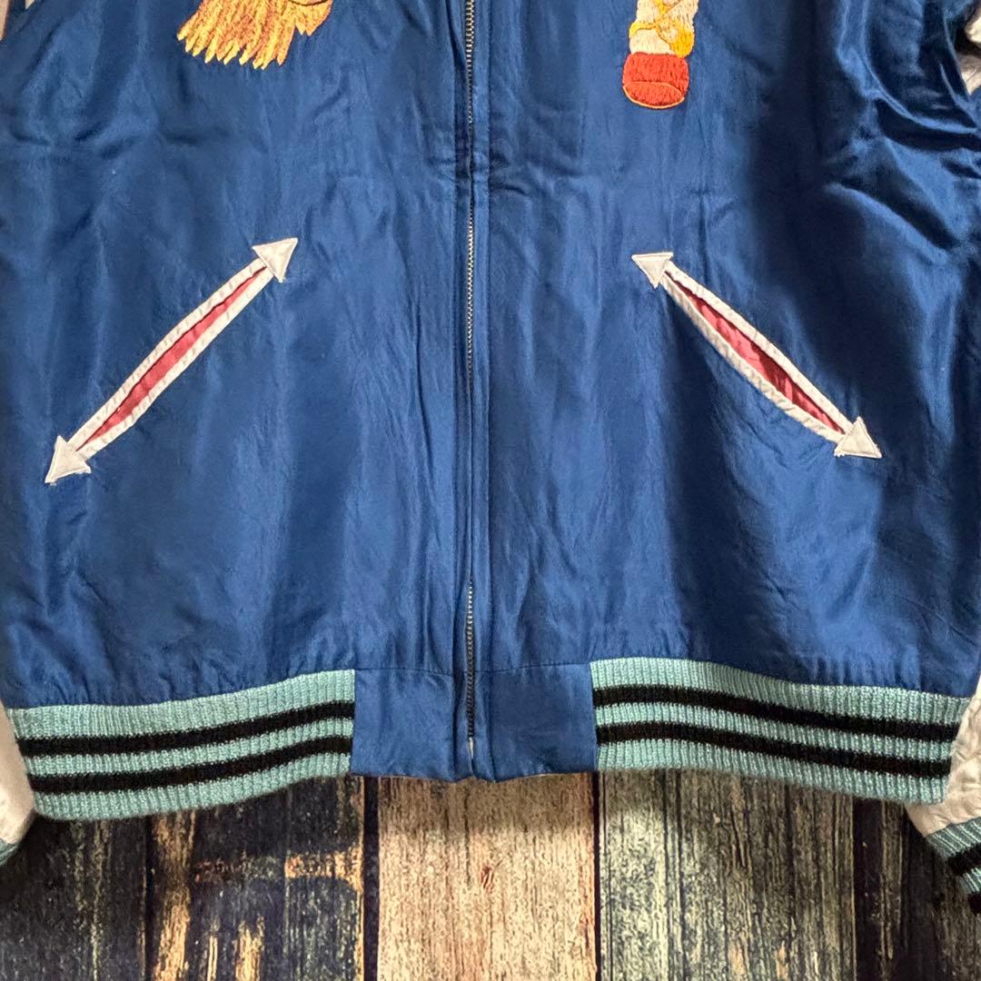 傑作柄‼︎ALASKAテーラー東洋BEAMS別注Lサイズアラスカビームススカジャン