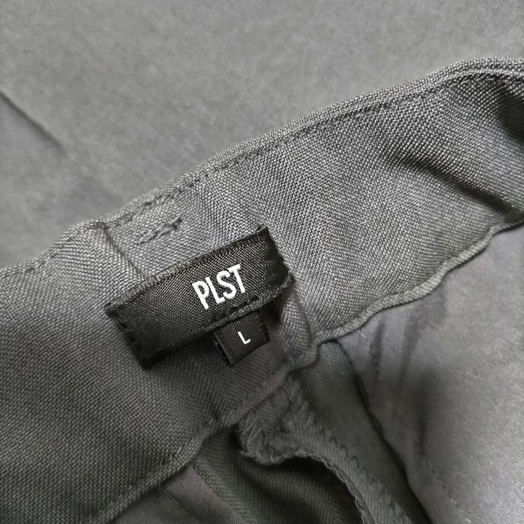 現行タグ　PLST プラステ　ノーカラーセットアップ　パンツ　ウォッシャブル