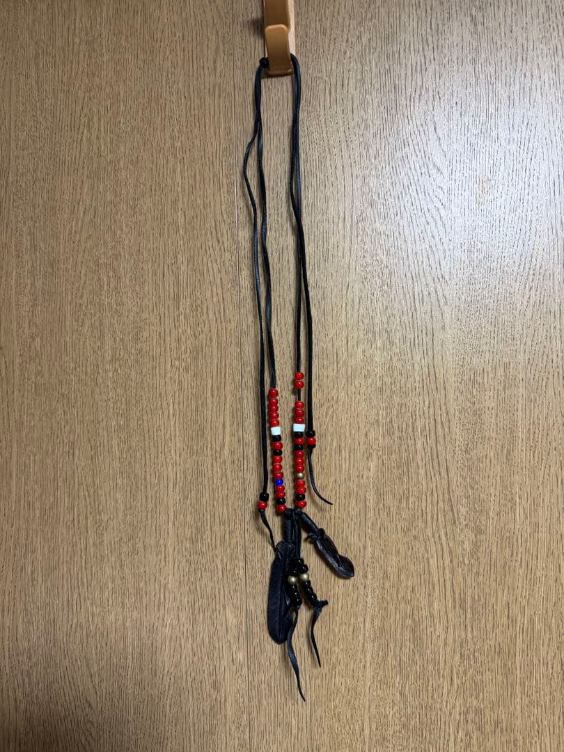 ルースターキング　ROOSTERKING & CO. レザーフェザー&ビーズ