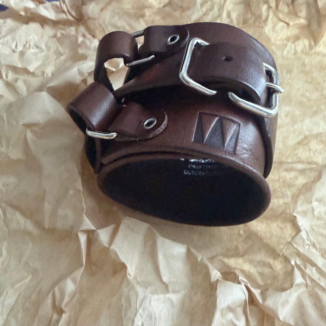 weekend sequel peel&lift 藤原ヒロシ 茶 レザーブレス