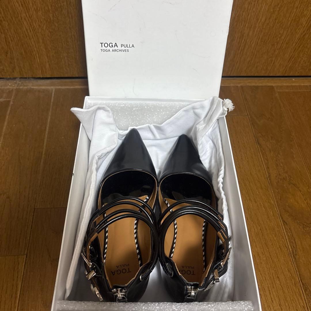 値下げ☆TOGA ブラック ハイヒール ポインテッドトゥ