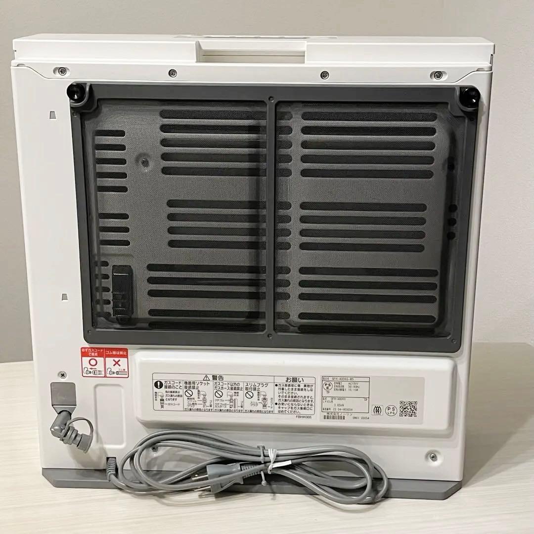 【美品】ノーリツ　GFHー4006SーW5 ガスファンヒーター ガスホース付き