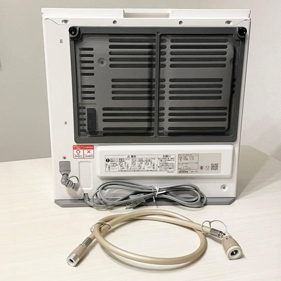 【美品】ノーリツ　GFHー4006SーW5 ガスファンヒーター ガスホース付き