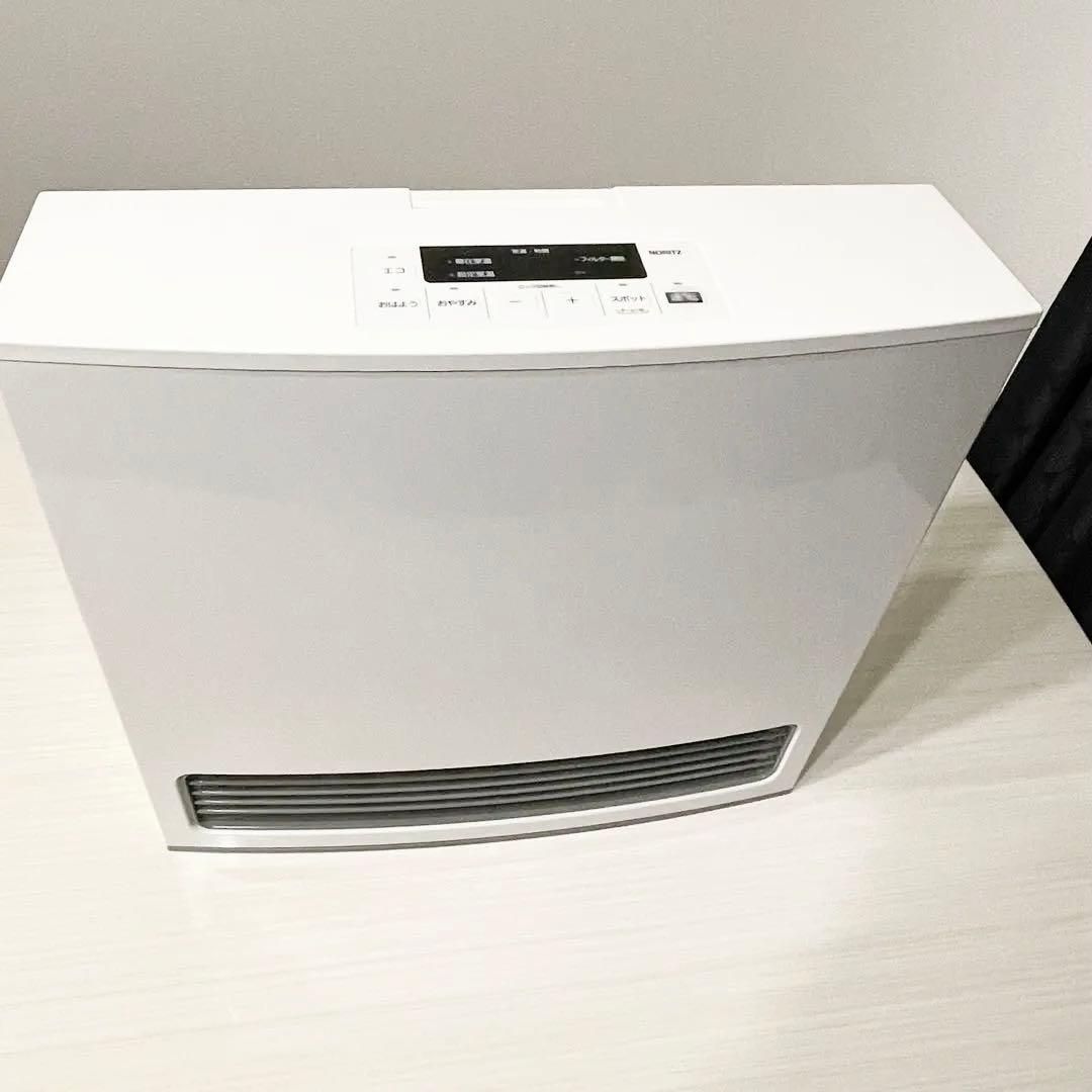 【美品】ノーリツ　GFHー4006SーW5 ガスファンヒーター ガスホース付き