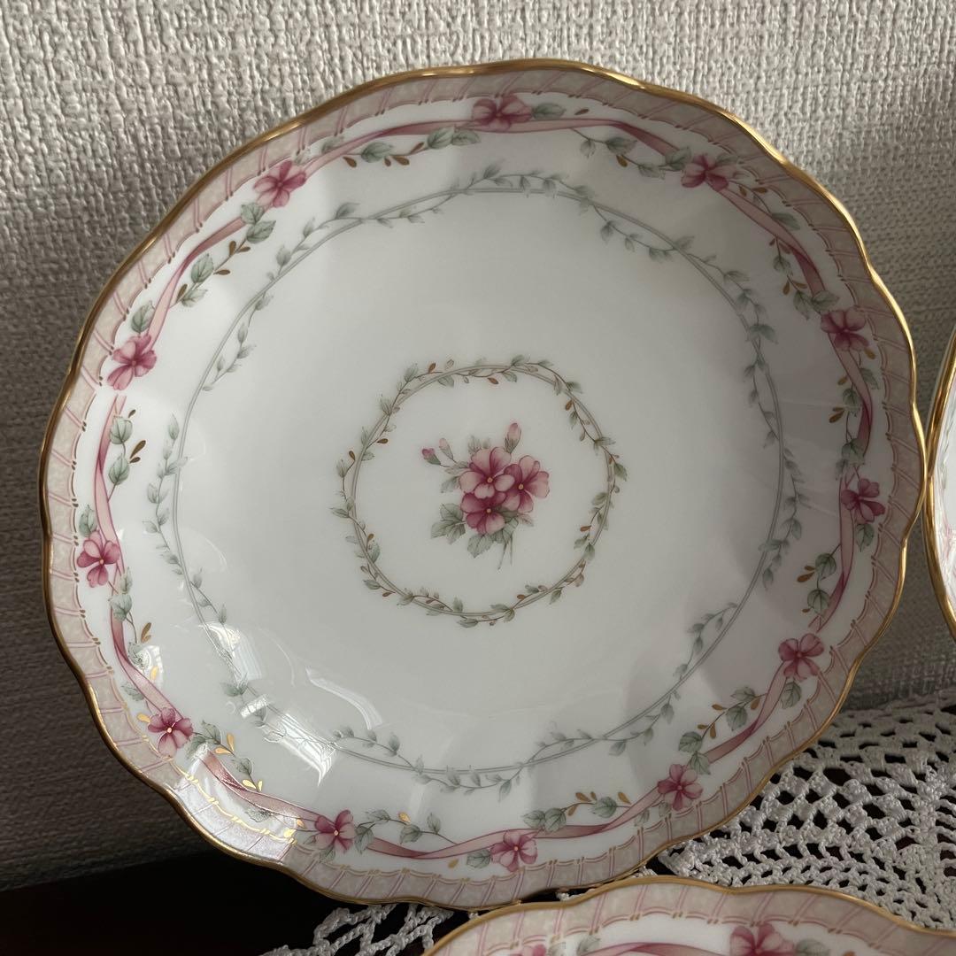 【希少・未使用】ノリタケ ダイヤモンドコレクション 15cmプレート 4枚