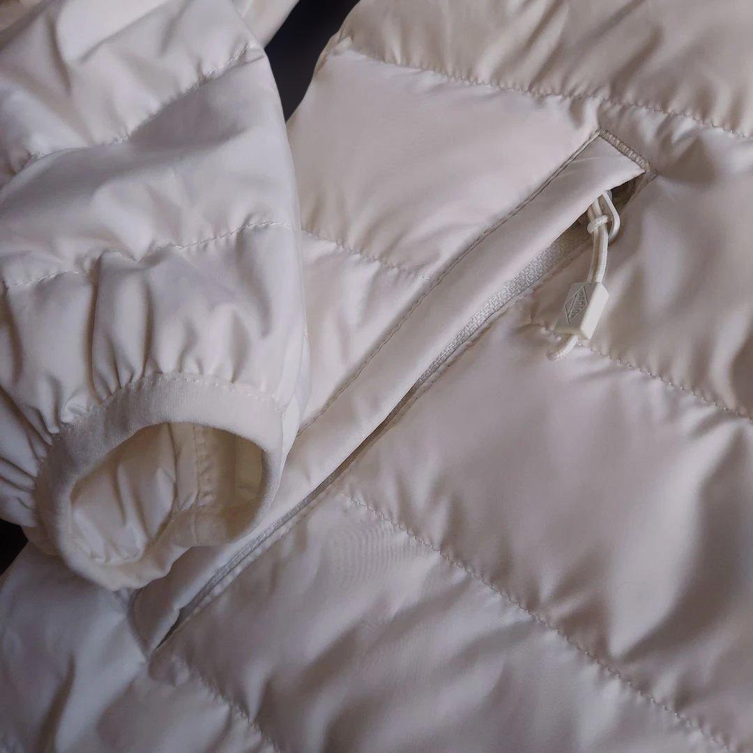 ダントン クルーネックダウン ホワイト Mサイズ