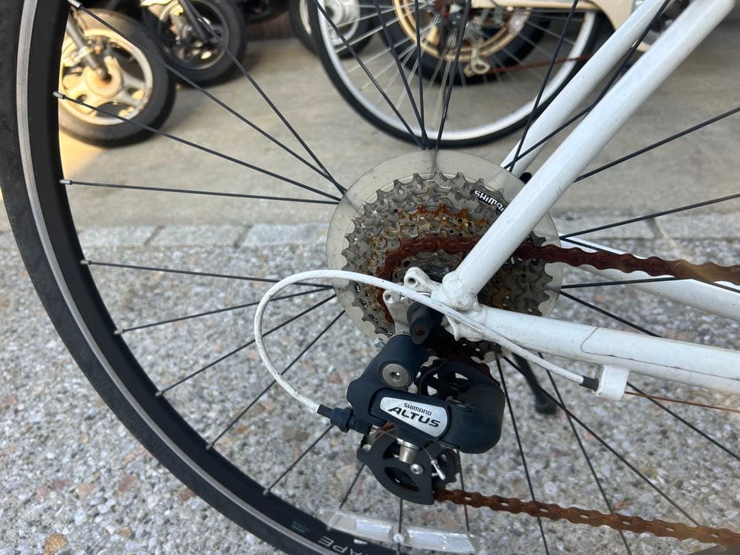 GIANT クロスバイク 7段変速 ホワイトR3Mサイズ