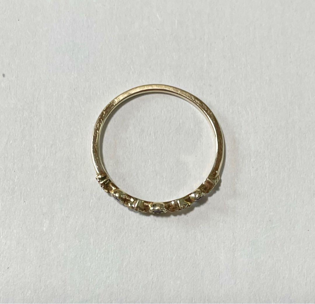 ete K10YG サファイアリング