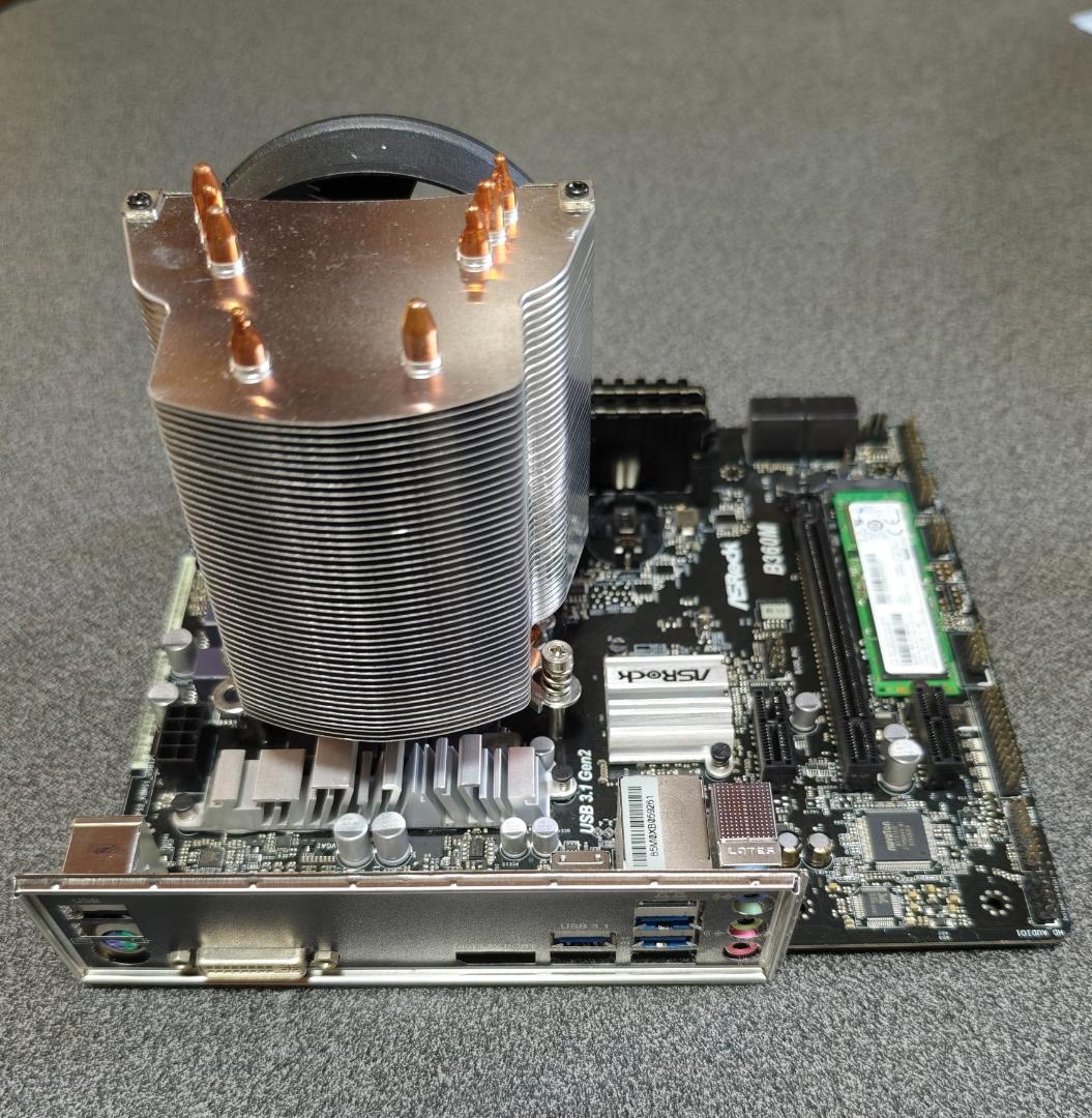 ASRock B360M マザーボード Micro ATX CPU 他 装着済