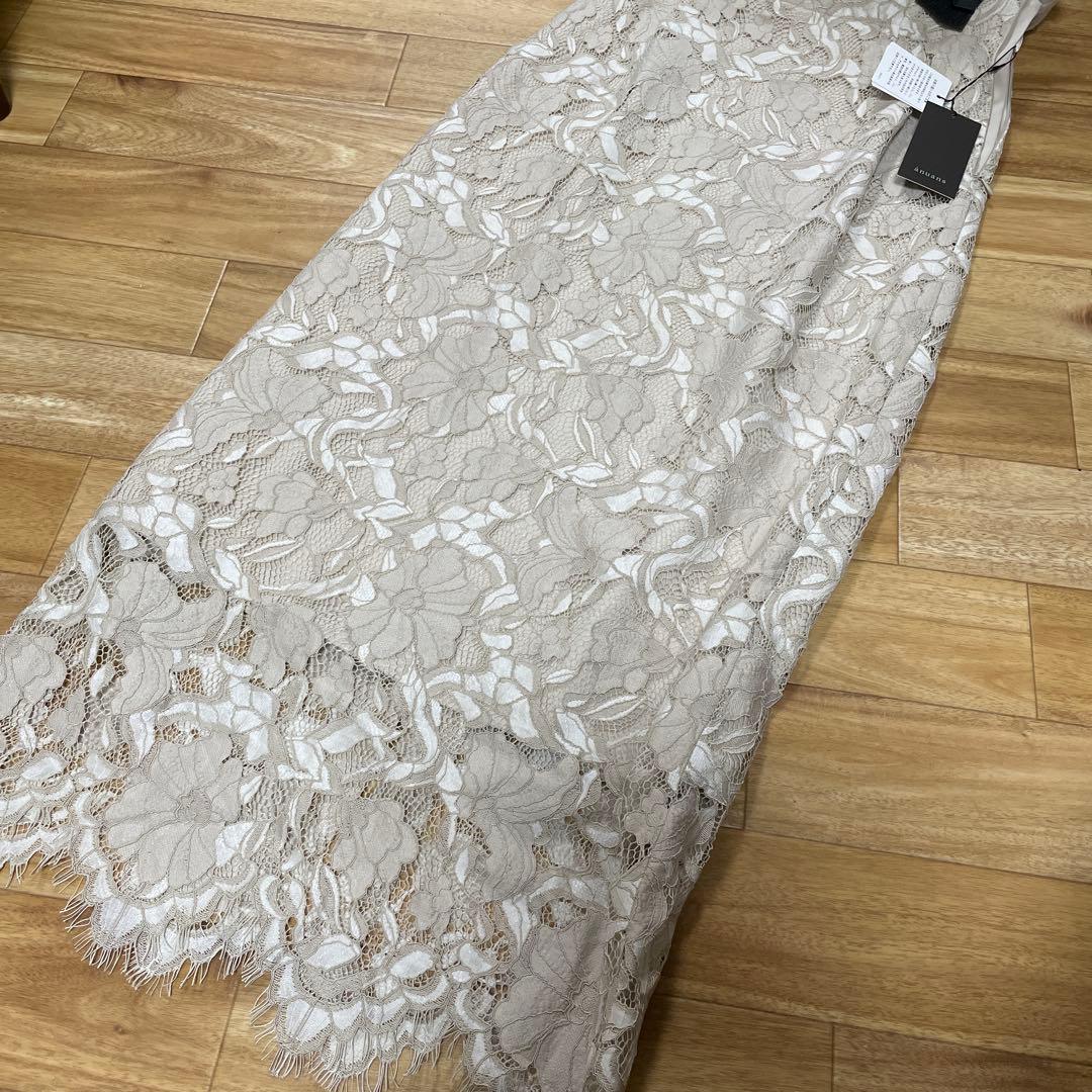 anuansコードレースタイトスカート