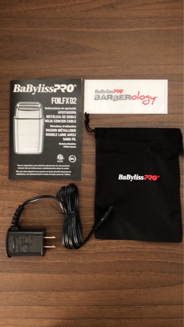 未使用に近い 箱無し BaByliss Pro FOILFX02 シルバー
