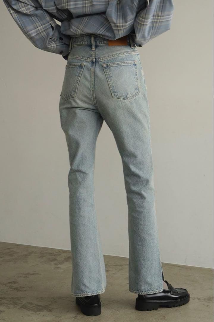 新品未使用 CLANE SLIT HEM DENIM PANTS サイズ2