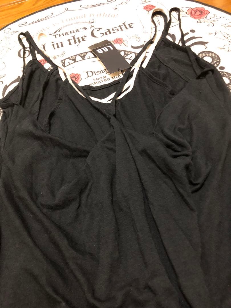 新品未使用タグ付き【LGB】ルグランブルー　キャミソール アシンメトリック