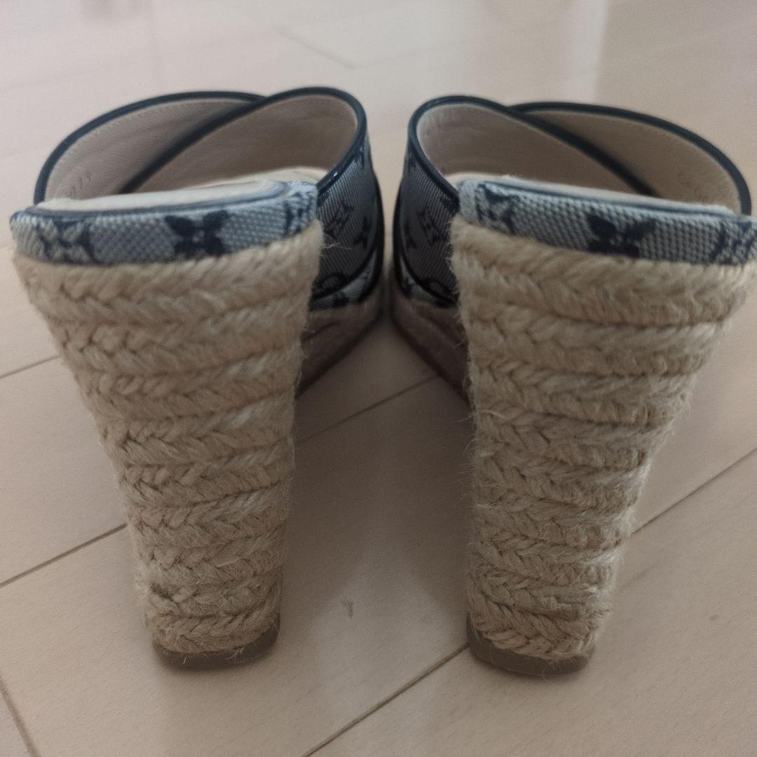 Louis Vuitton 青 エスパドリーユサンダル