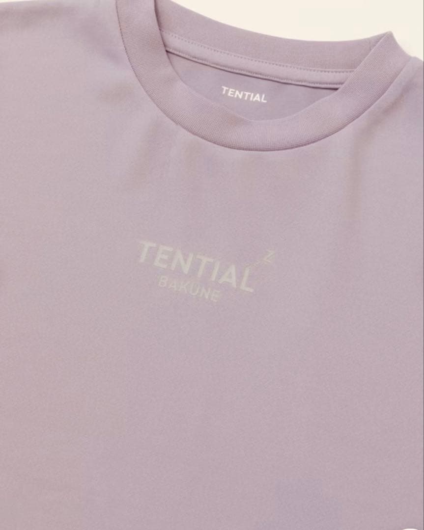 TENTIAL ラベンダー ロングTシャツドレス