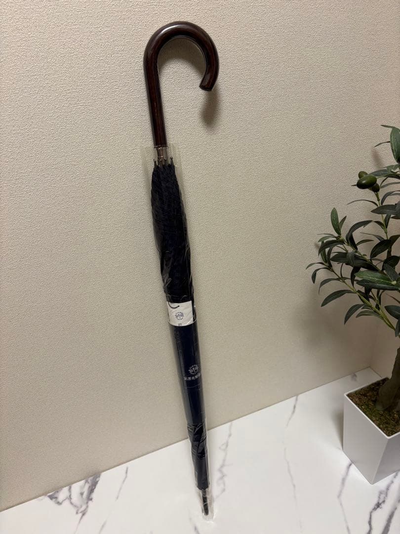 新品未使用　トンボ洋傘前原光榮商店　紳士用　ワンタッチ 親骨65㎝