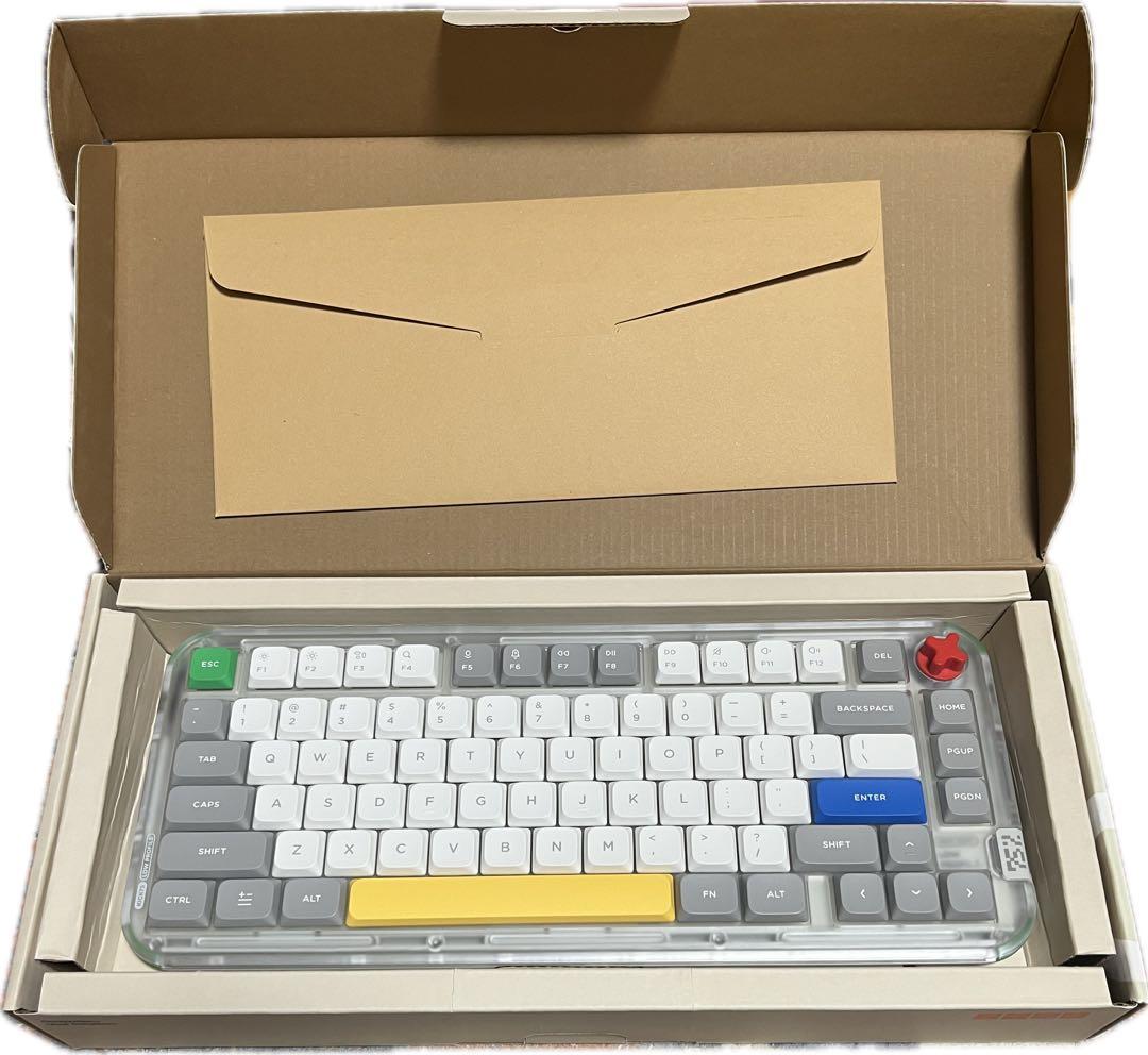 Nuphy kick75 Brush nano switch +専用リストレスト