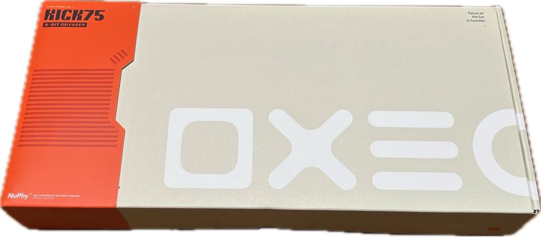 Nuphy kick75 Brush nano switch +専用リストレスト