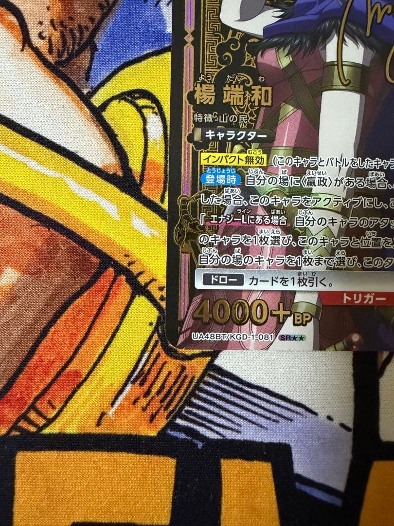 ユニオンアリーナ キングダム 楊端和 星2 パラレル サイン入り