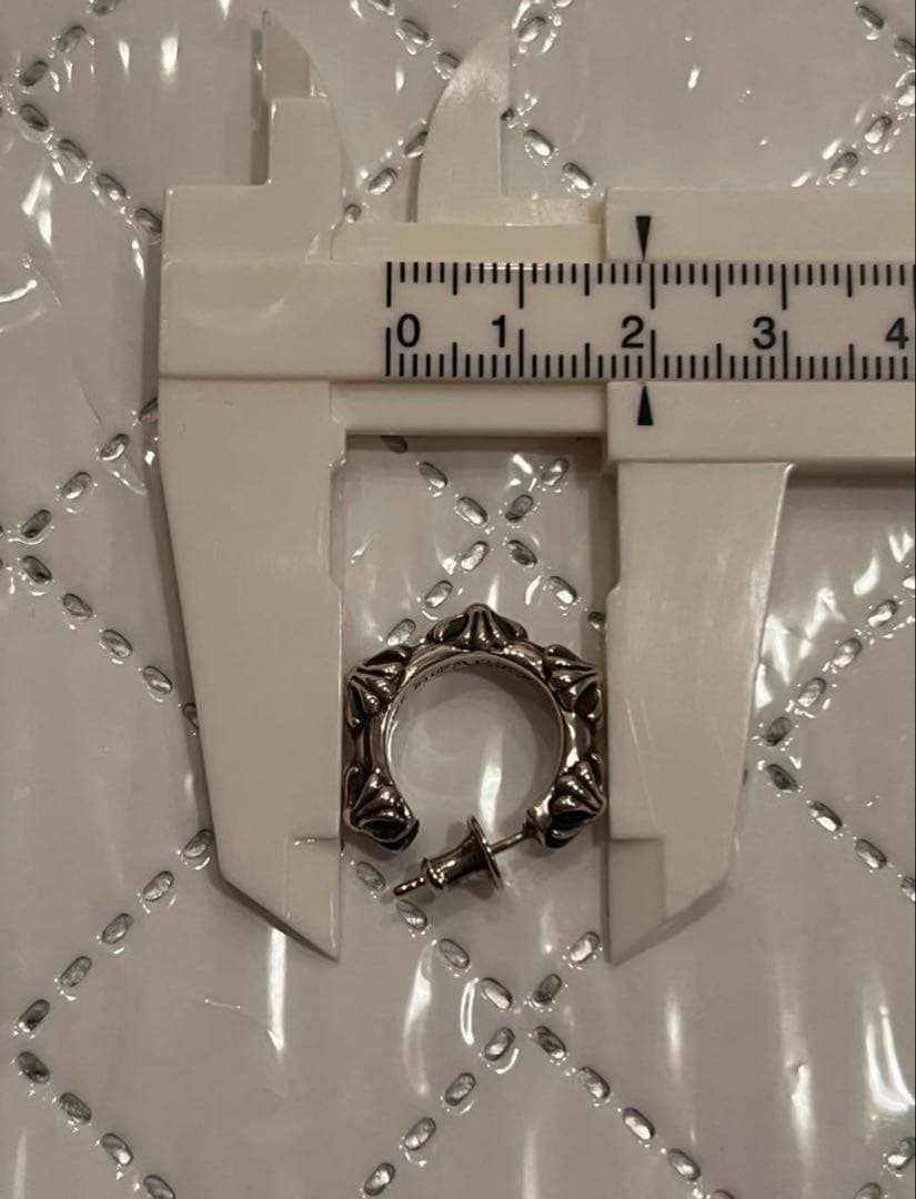 クロムハーツ フープピアス 美品 ポーチ付き