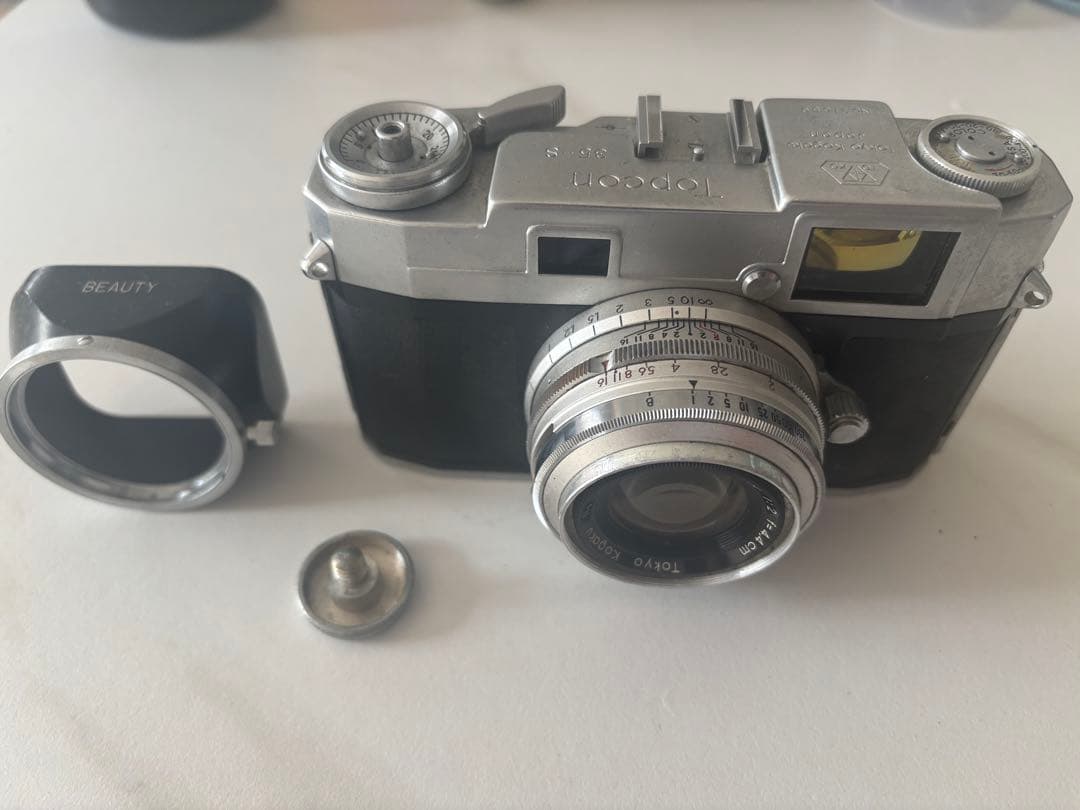 TOPCON35-S 東京光学　レンジファインダーカメラ　ケースあり　昭和レトロ