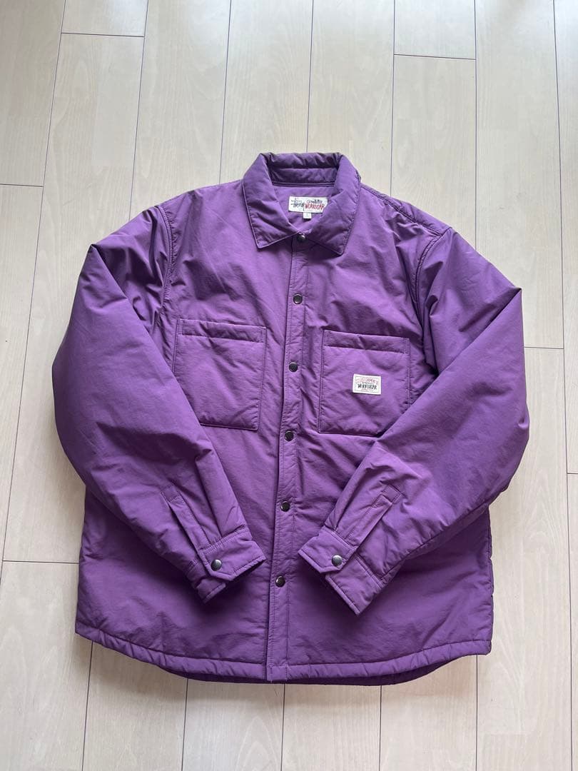 Stussy ワークジャケット L パープル