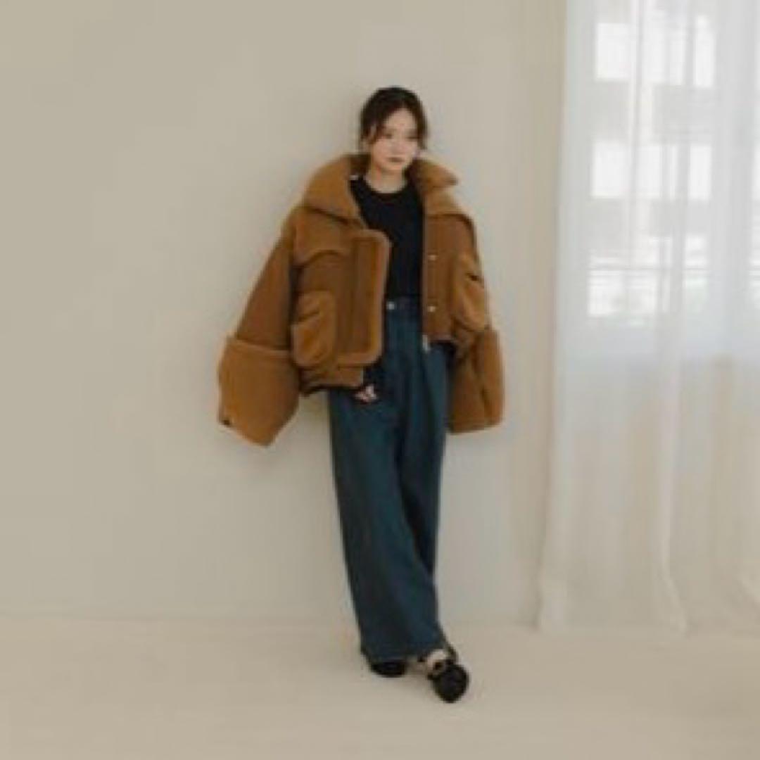 【PINUE新品】ボアコンビダウン