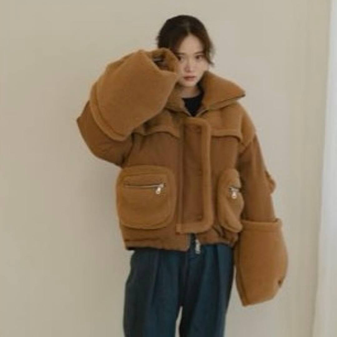 【PINUE新品】ボアコンビダウン