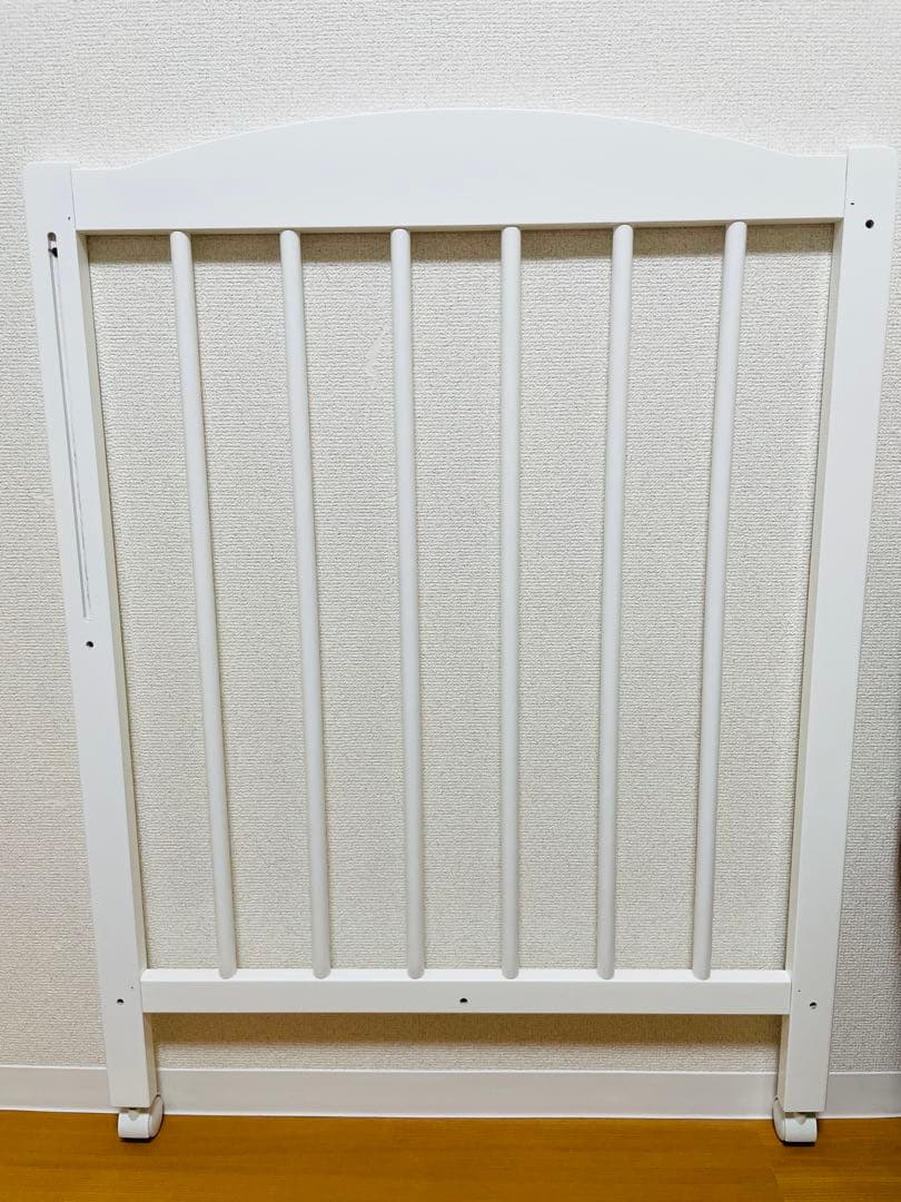 【最終値下12月7日まで】KATOJI ホワイト木製ベビーベッド (なでしこ)