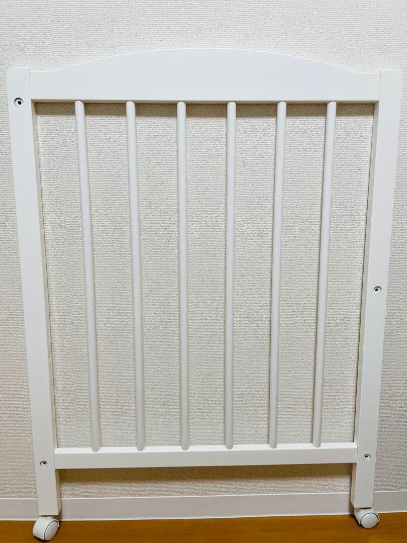 【最終値下12月7日まで】KATOJI ホワイト木製ベビーベッド (なでしこ)