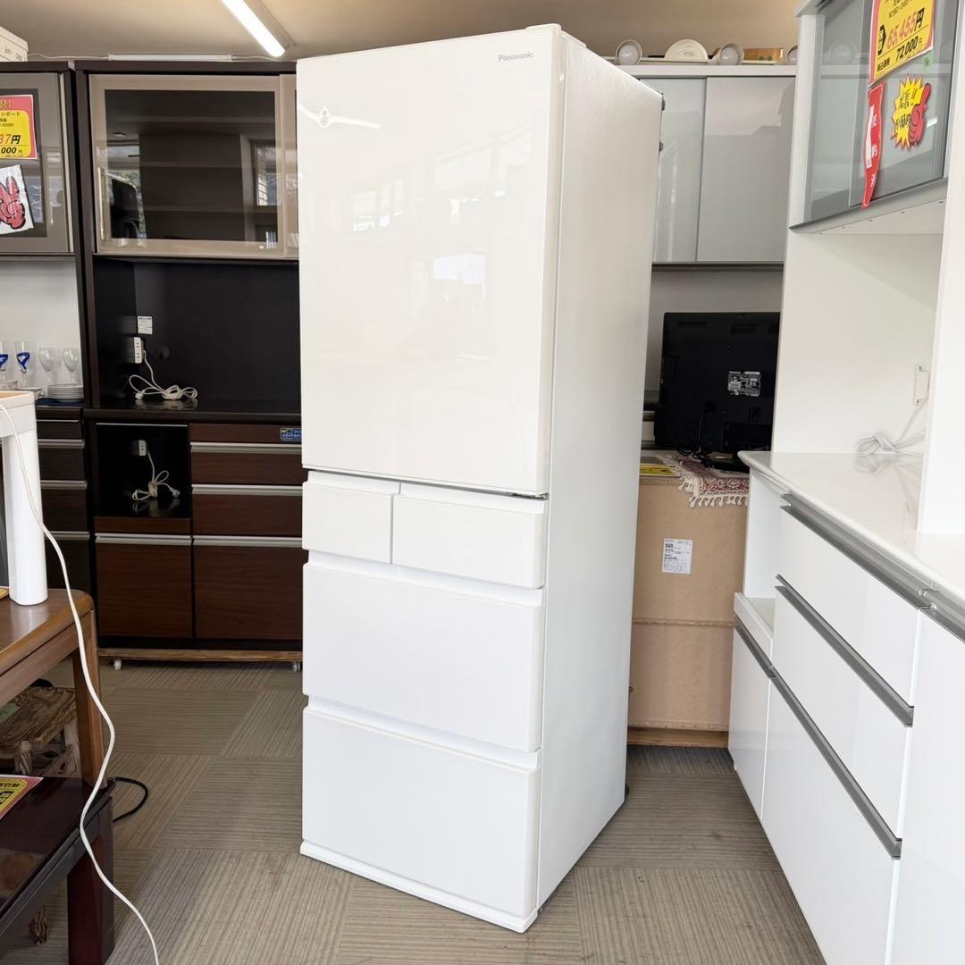 【超美品‼️】パナソニック 2021年製 406L冷蔵庫ナノイー 微凍結パーシャル
