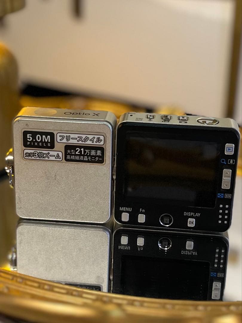 動作確認済 PENTAX Optio X スイバル式 デジタルカメラ 充電器付