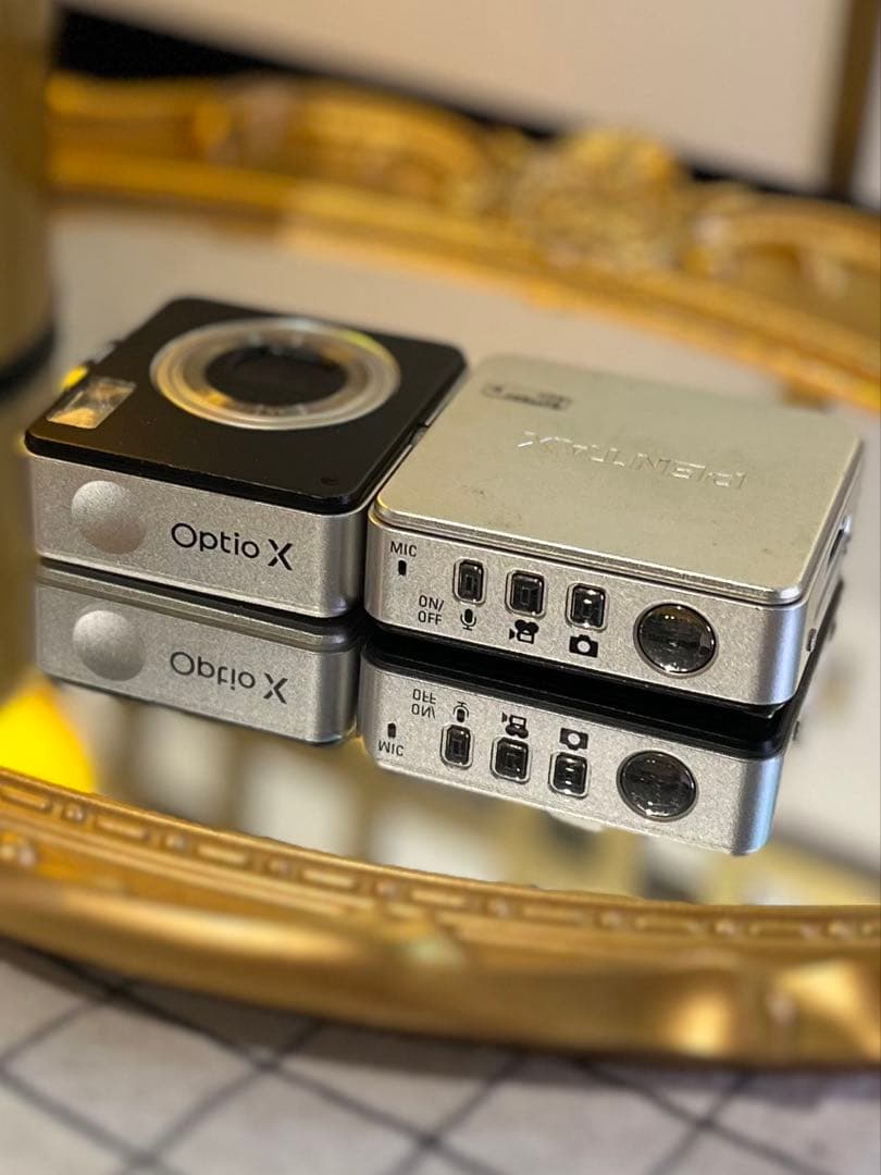 動作確認済 PENTAX Optio X スイバル式 デジタルカメラ 充電器付