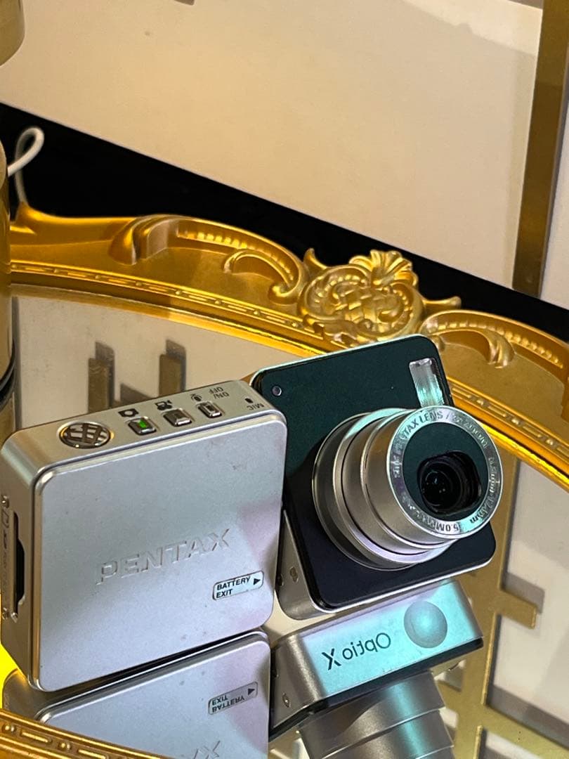 動作確認済 PENTAX Optio X スイバル式 デジタルカメラ 充電器付