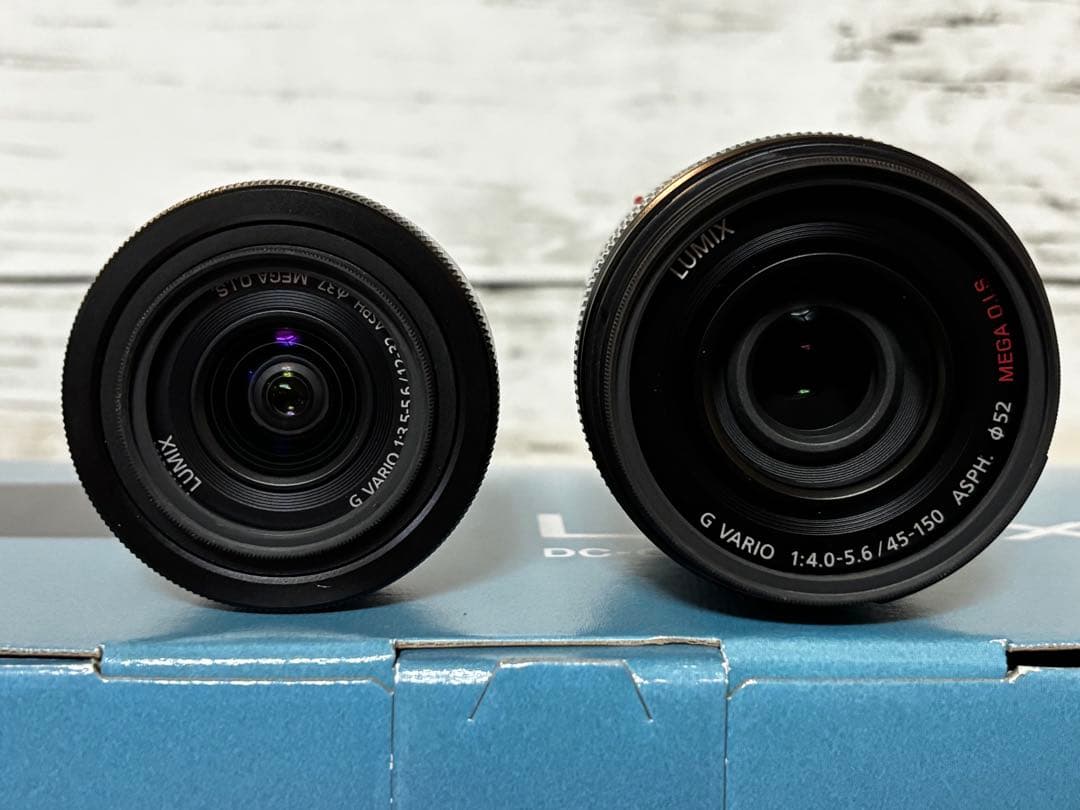 【美品】LUMIX G100D ミラーレスカメラ ダブルレンズセット