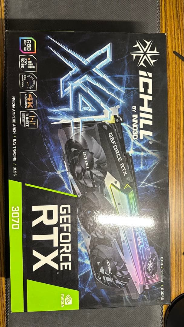 グラフィックボード・グラボ・ビデオカード INNO3D GeForce RTX 3070 iCHILL X4 8GB