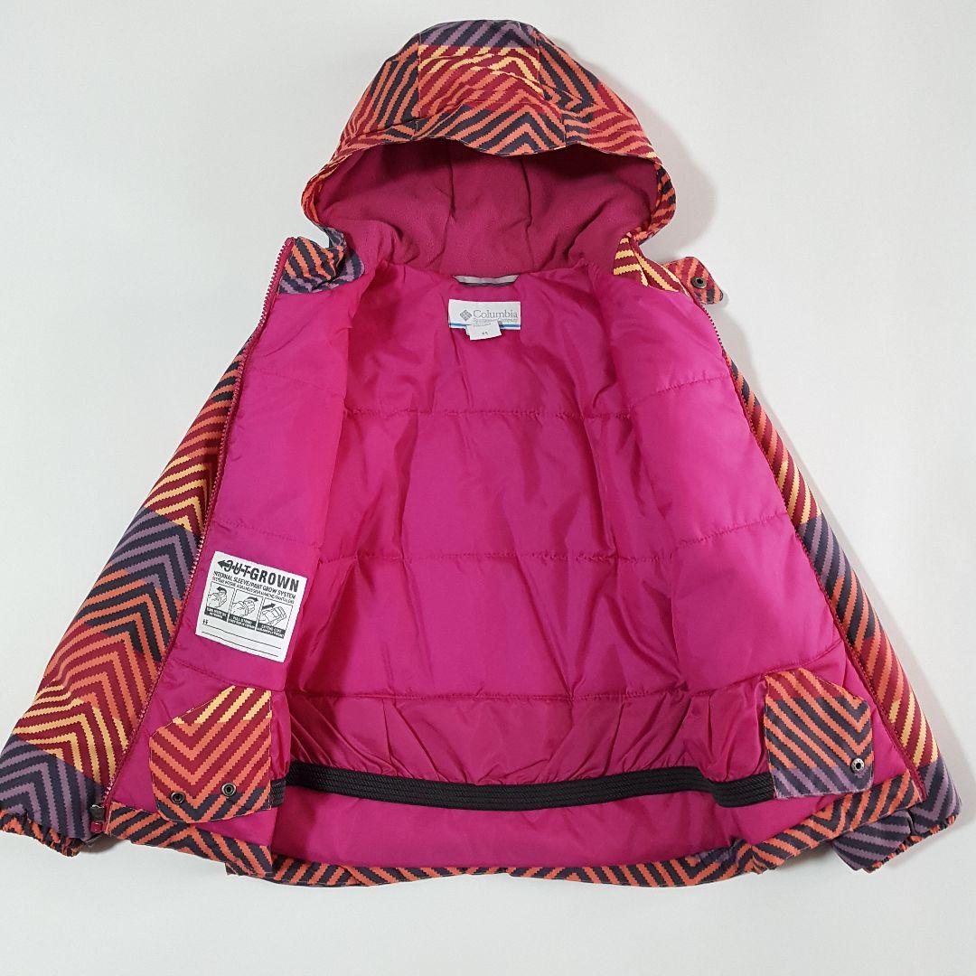 極美品 コロンビア キッズ120 スノーウェア 上下セット スキースノボー雪遊び