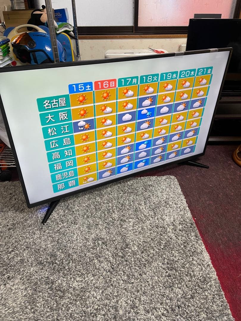 50型 4K対応 液晶テレビ LE-501T4KT-BK 2020年製