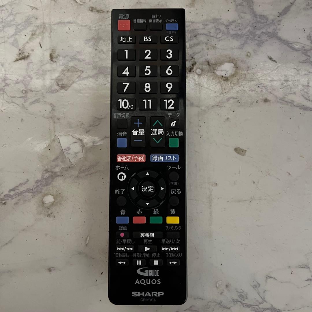 即日受渡❣️全国送料込シャープ40型液晶地デジBSCSテレビ外付HDD裏録画対応