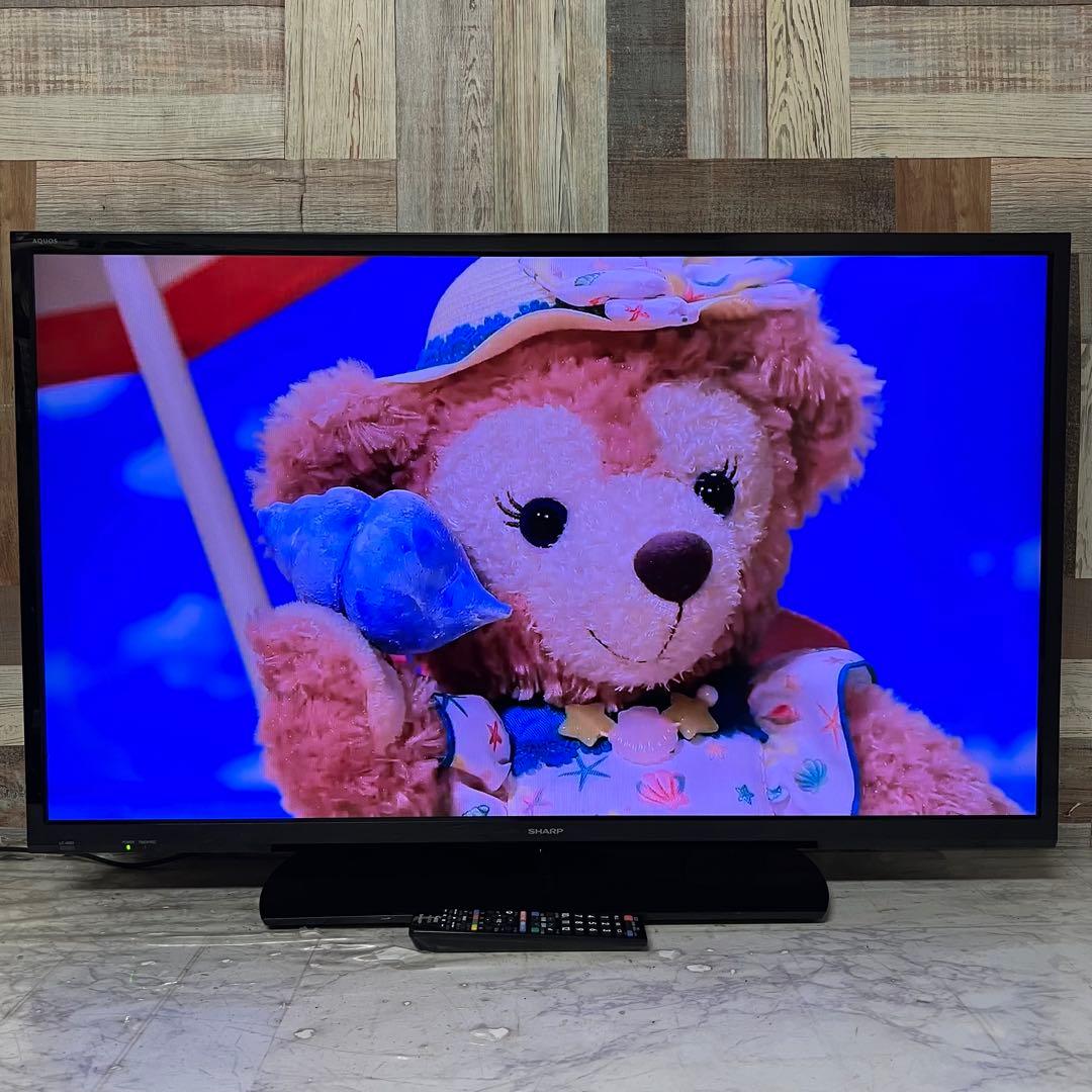 即日受渡❣️全国送料込シャープ40型液晶地デジBSCSテレビ外付HDD裏録画対応